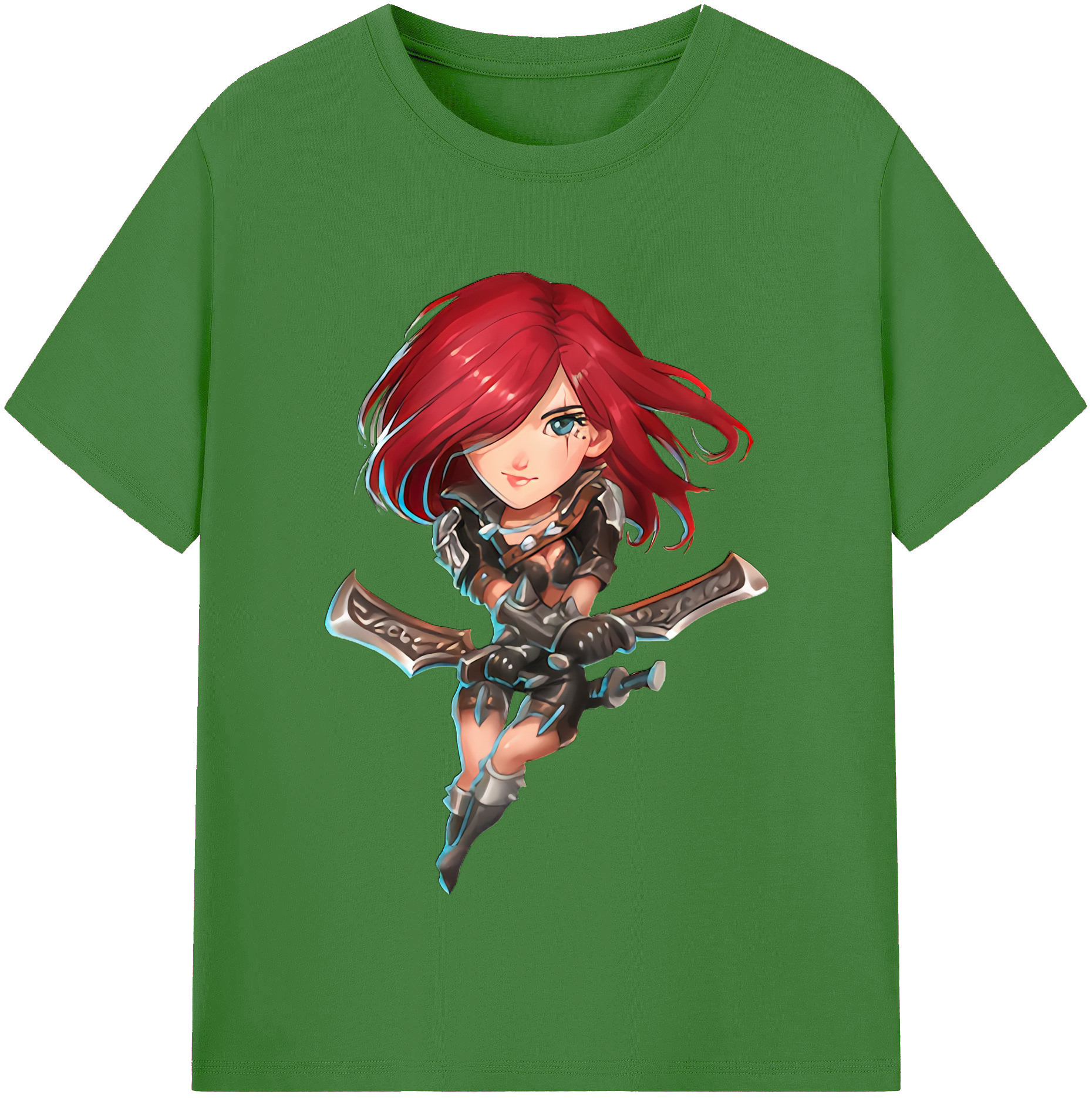 （画像用） リーグ・オブ・レジェンド League of Legends LOL レディースカジュアルプリントTシャツ（綿100％）